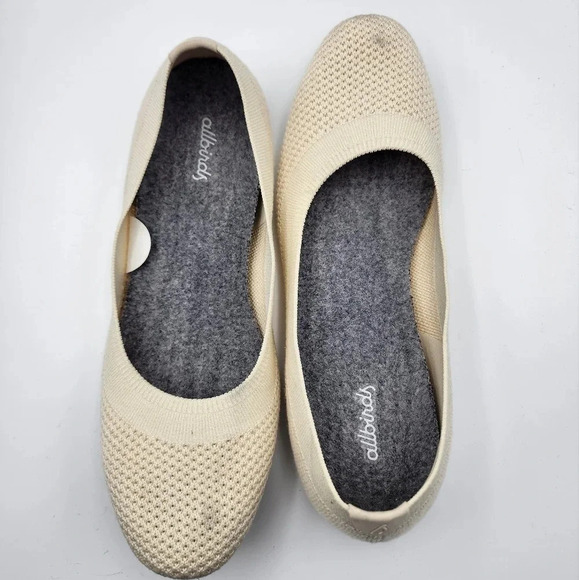Allbirds Tree Breezers TB Ballet Cream Flats Women's 9.5 Casual Comfort Office - Picture 1 of 13